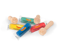 Plastilina morbida naturale Jovi My First 4 x 38 g + 3 timbri in legno Emotions