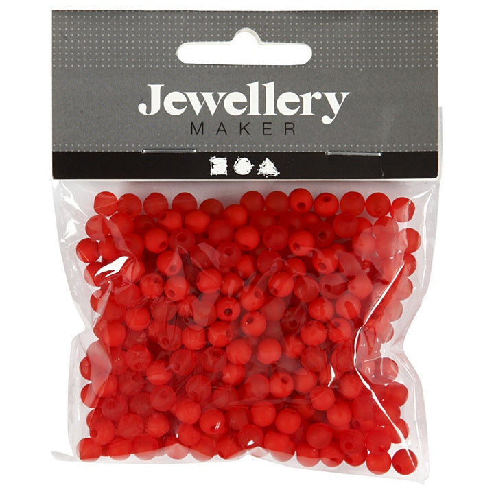 Perline in plastica - 40 g – orange