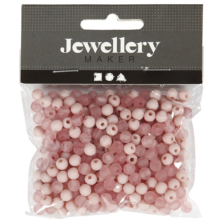 Perline in plastica - 40 g – rose