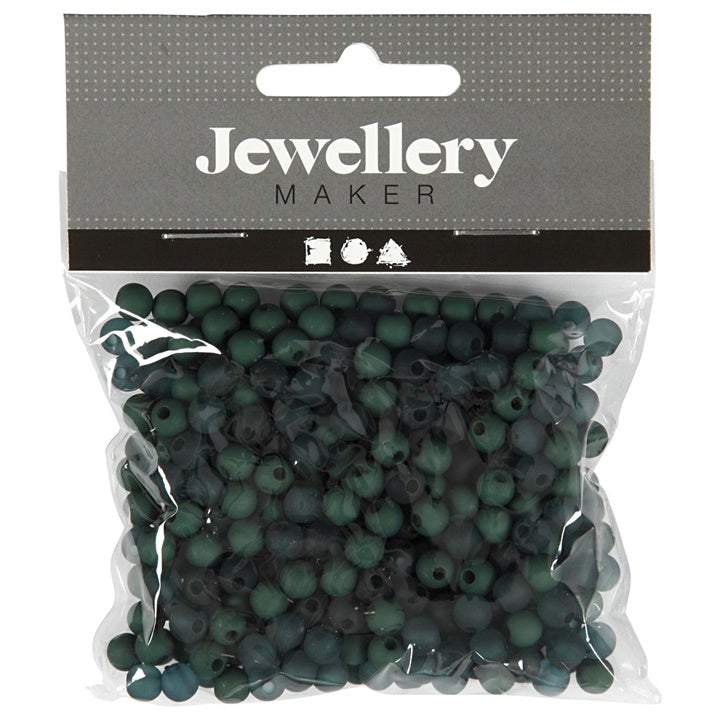 Perline in plastica - 40 g – green