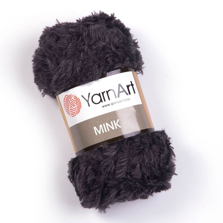Filato per maglieria YarnArt Mink 50 g – 336 nero