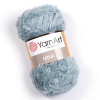 Filato per maglieria YarnArt Mink 50 g – 348 chiaro verde