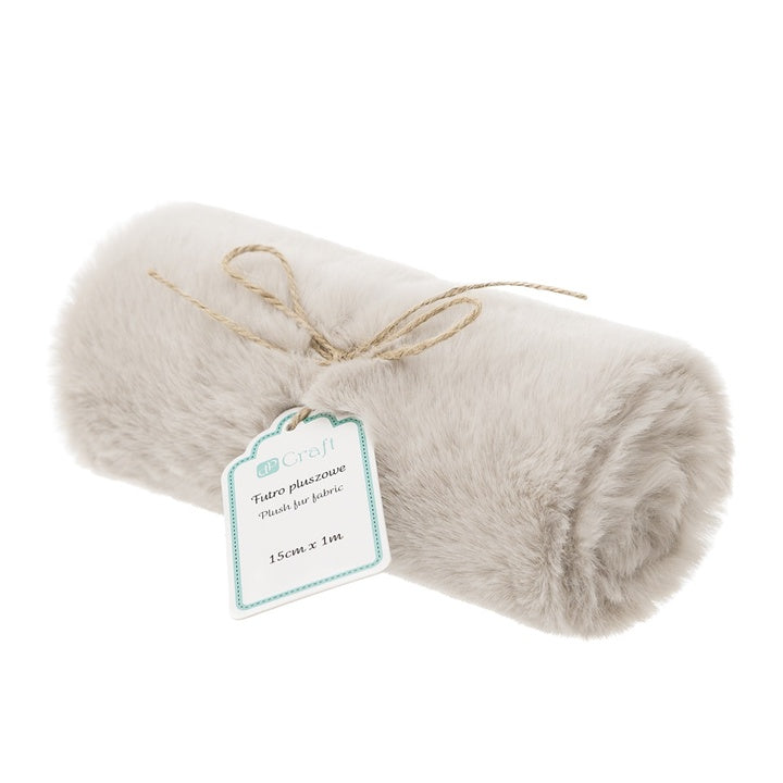 Striscia di peluche 15 cm x 1 m – Beige