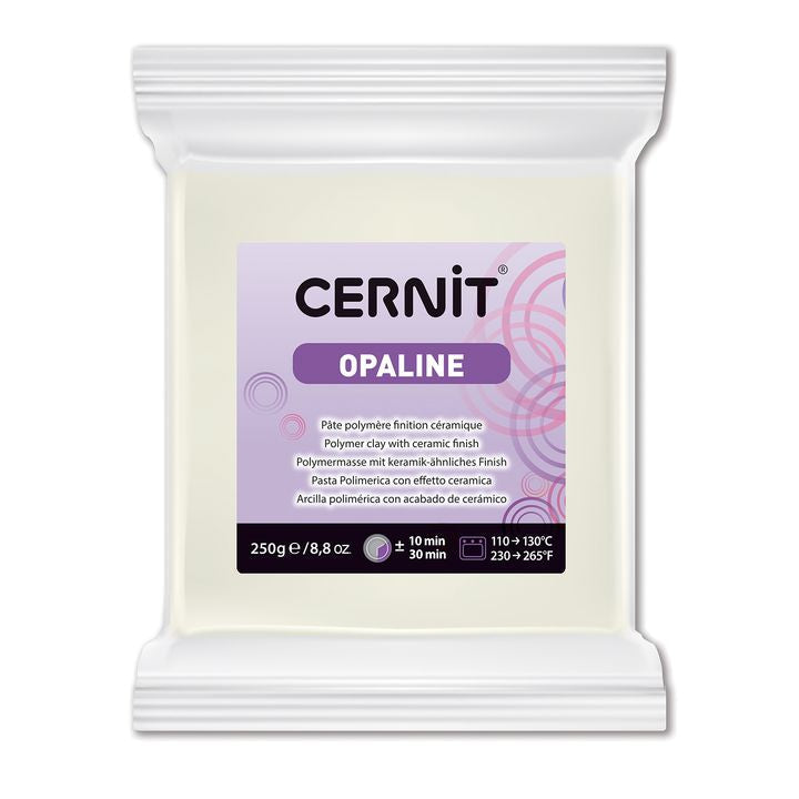 Polimero CERNIT OPALINE 250 g | diverse tonalità - Bianco