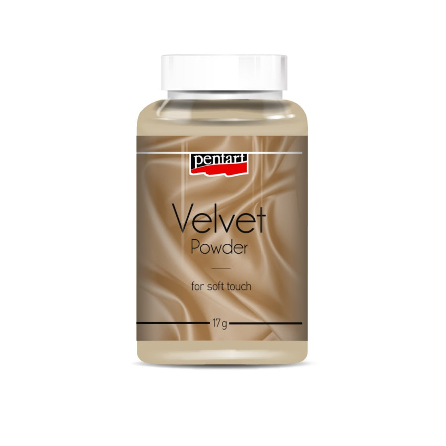 Polvere con un effetto vellutato per la decorazione Pentart
