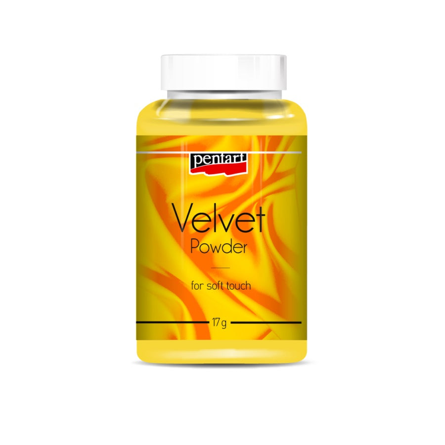 Polvere con un effetto vellutato per la decorazione Pentart