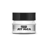 Polvere minerale Art Mica 9 g – perle bianco