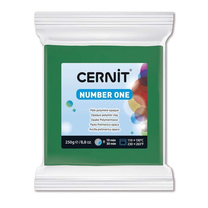 Polimero CERNIT NUMBER ONE 250 g – Verde