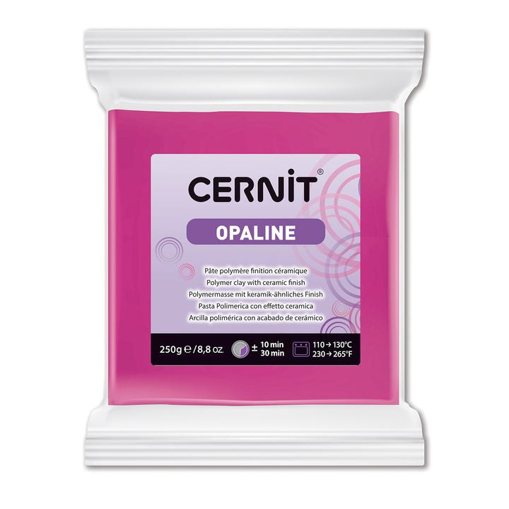 Polimero CERNIT OPALINE 250 g – Magenta