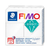 Argilla polimerica FIMO Effect 57g – Bianco trasparente