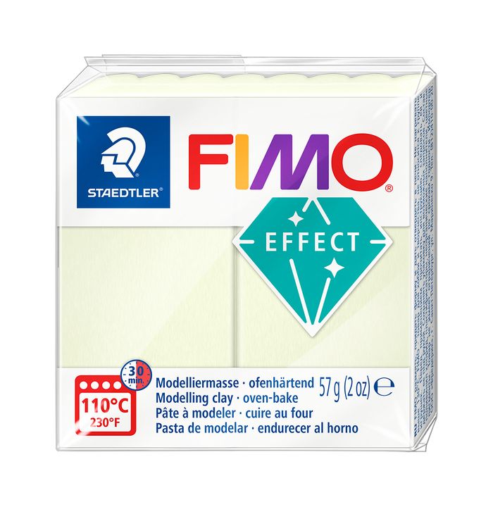 Argilla polimerica FIMO Effect 57g – Luce notturna fluorescente