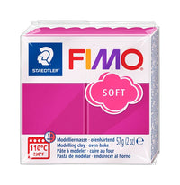 FIMO Argilla polimerica morbida 57g | Varie tonalità - Lampone