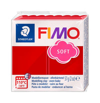 FIMO Argilla polimerica morbida 57g – Rosso Natale