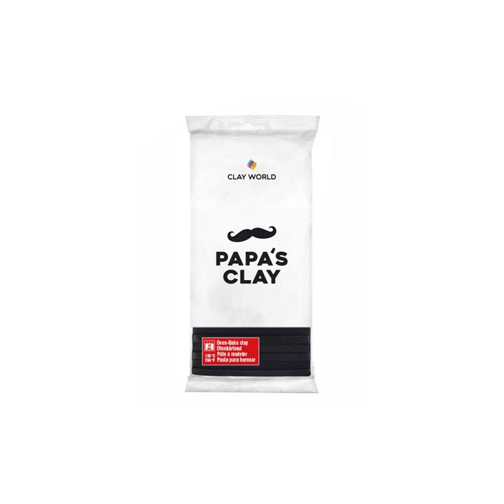 Argilla polimerica Papa's Clay 250g – Nero
