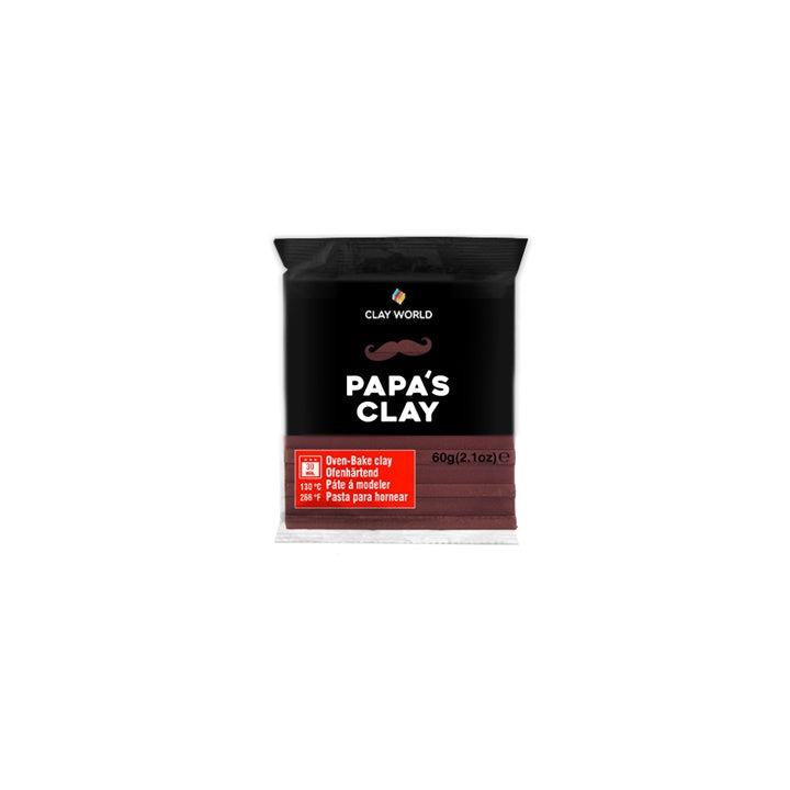 Papa's Clay Argilla polimerica 60g – Marrone Cioccolato