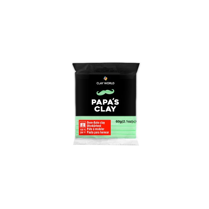 Papa's Clay Argilla polimerica 60g – Menta