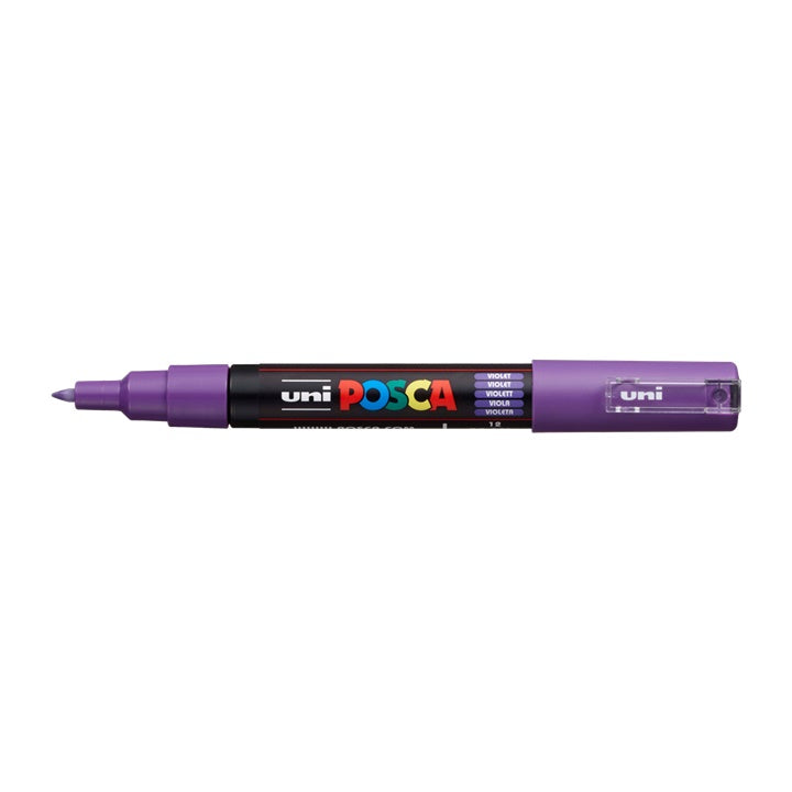 Marcatore UNI POSCA PC-1M 0.7 - 1 mm – viola (12)