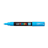 Marcatore UNI POSCA PC-1M 0.7 - 1 mm – azzurro (8)