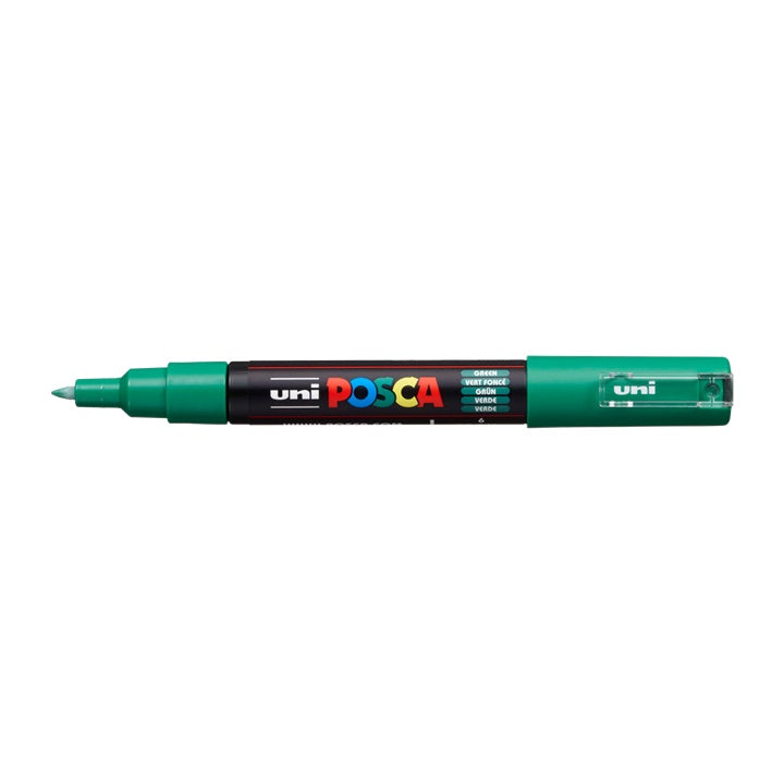 Marcatore UNI POSCA PC-1M 0.7 - 1 mm – Verde (6)