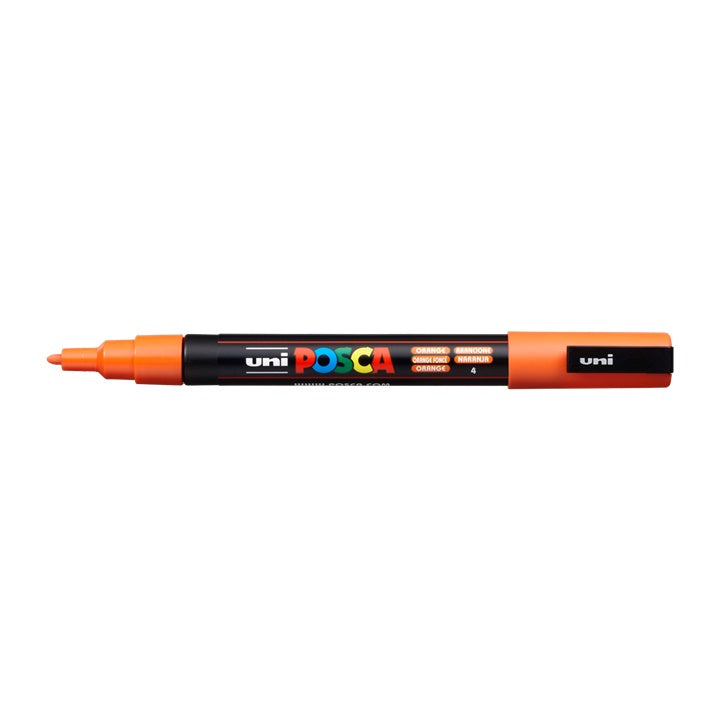 Marcatore UNI POSCA PC-3M 0.9 - 1.3 MM – arancione (4)