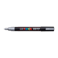 Marcatore UNI POSCA PC-3M 0.9 - 1.3 MM – argento (26)