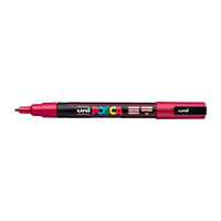Marcatore UNI POSCA PC-3M 0.9 - 1.3 MM – rosso scuro (14)