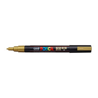 Marcatore UNI POSCA PC-3M 0.9 - 1.3 MM – d'oro (25)