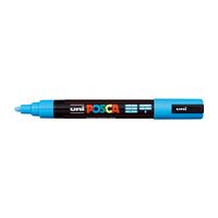 Marcatore UNI POSCA PC-5M 1.8 - 2.5 MM – azzurro (8)