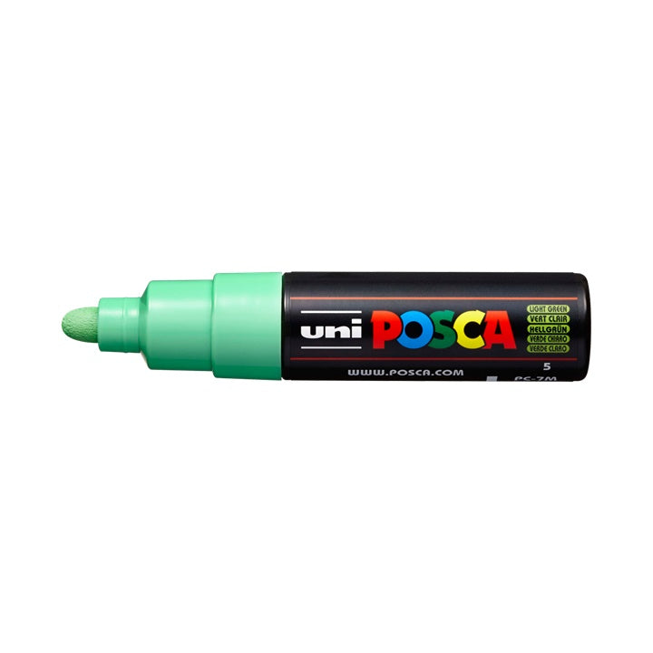Marcatore UNI POSCA PC-7M 4.5 - 5.5 MM – verde chiaro (5)