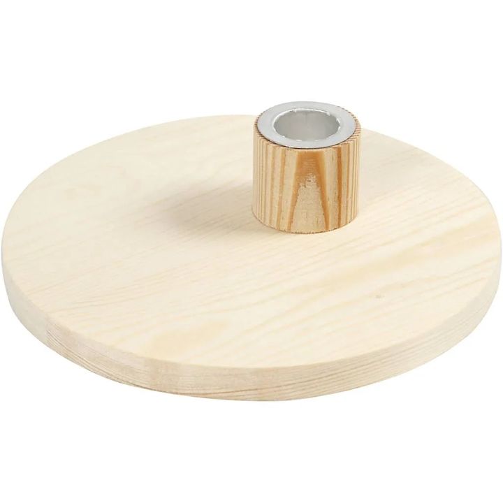Portacandele in legno — immagine 1