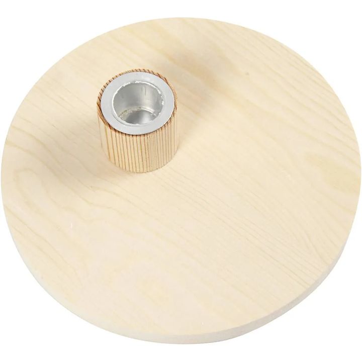 Portacandele in legno — immagine 2