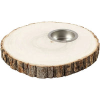 Portacandele in legno per candeline — immagine 1