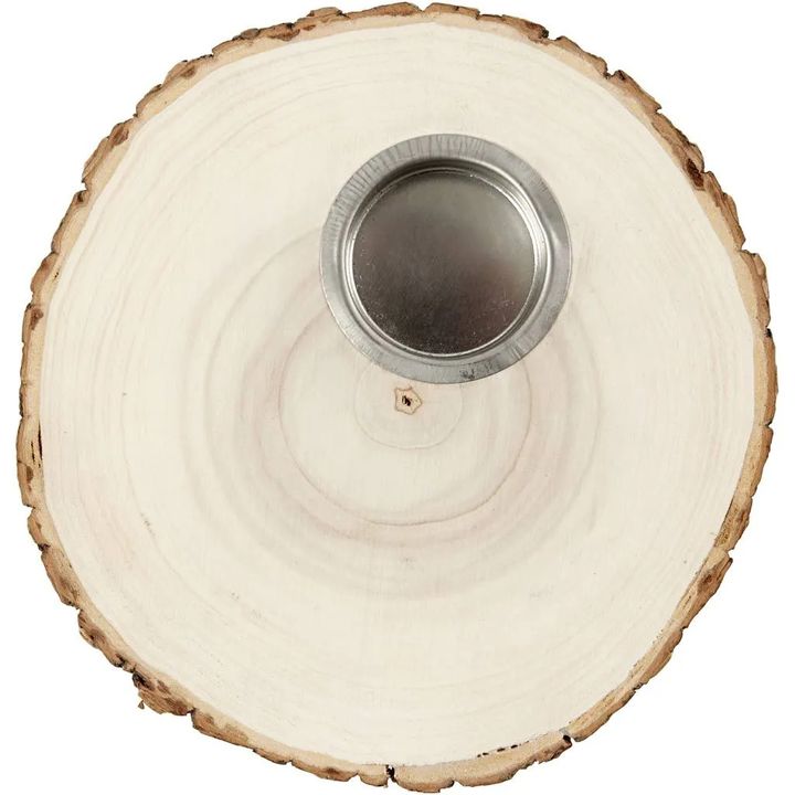 Portacandele in legno per candeline — immagine 2
