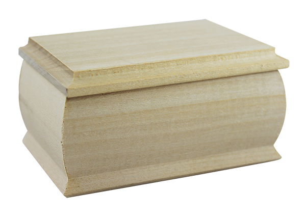 Portagioie in legno Pentart, 10 x 6,5 x 5 cm