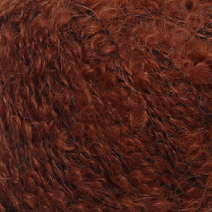 Filato La Mia Alpaca Boucle 50 gr – scuromarrone