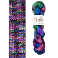 Filato per maglieria Gazzal Unicorn 100 g – rosa-viola