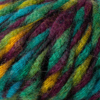 Filato per maglieria La Mia Big Bang 50 g – verde-viola