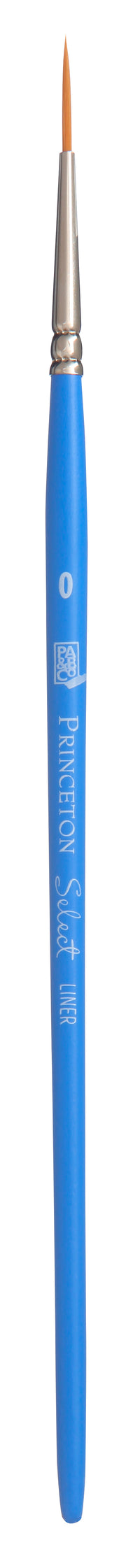 Pennello liner PRINCETON Select sintetico a manico corto – 0