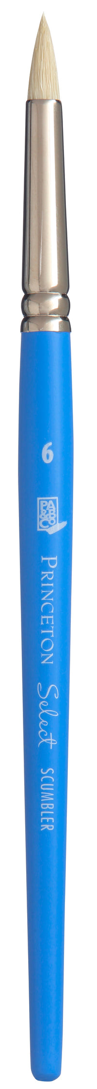 Pennello artistico tondo PRINCETON Select Round Scumbler con setole naturali – 6