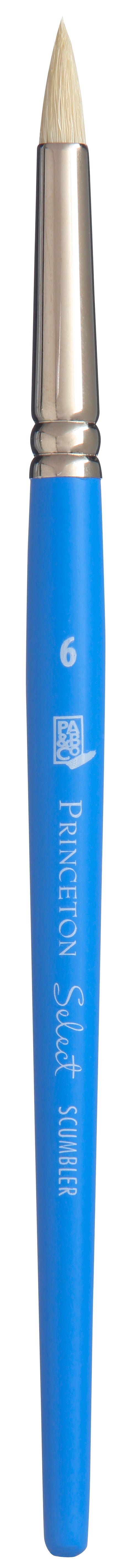 Pennello artistico tondo PRINCETON Select Round Scumbler con setole naturali – 6