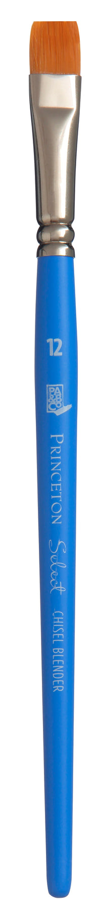Pennello artistico piatto PRINCETON Select Chisel Blender a manico corto – 12