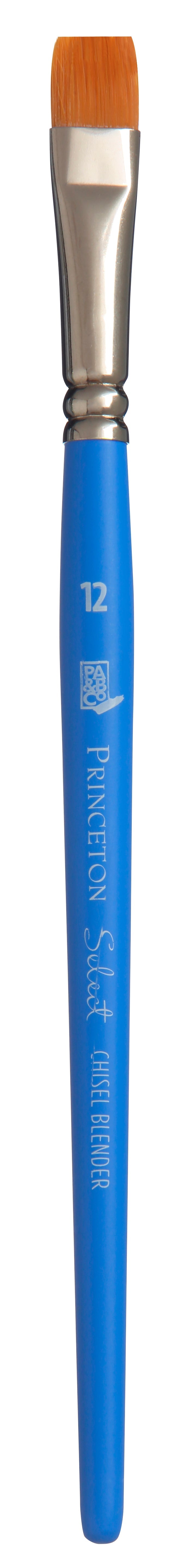 Pennello artistico piatto PRINCETON Select Chisel Blender a manico corto – 12