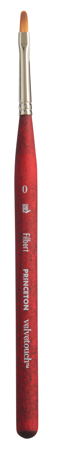 Pennello universale PRINCETON Velvetouch Filbert mini misura 0