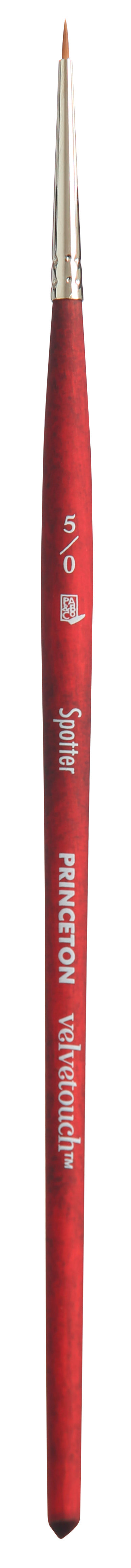 Pennello da dettaglio universale PRINCETON Velvetouch Spotter con manico corto – 5/0