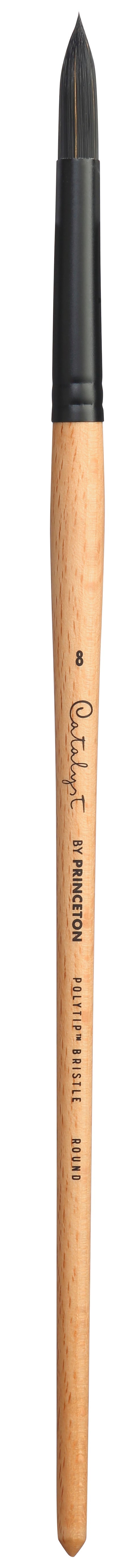Pennello tondo PRINCETON Catalyst Polytip a manico lungo – 8
