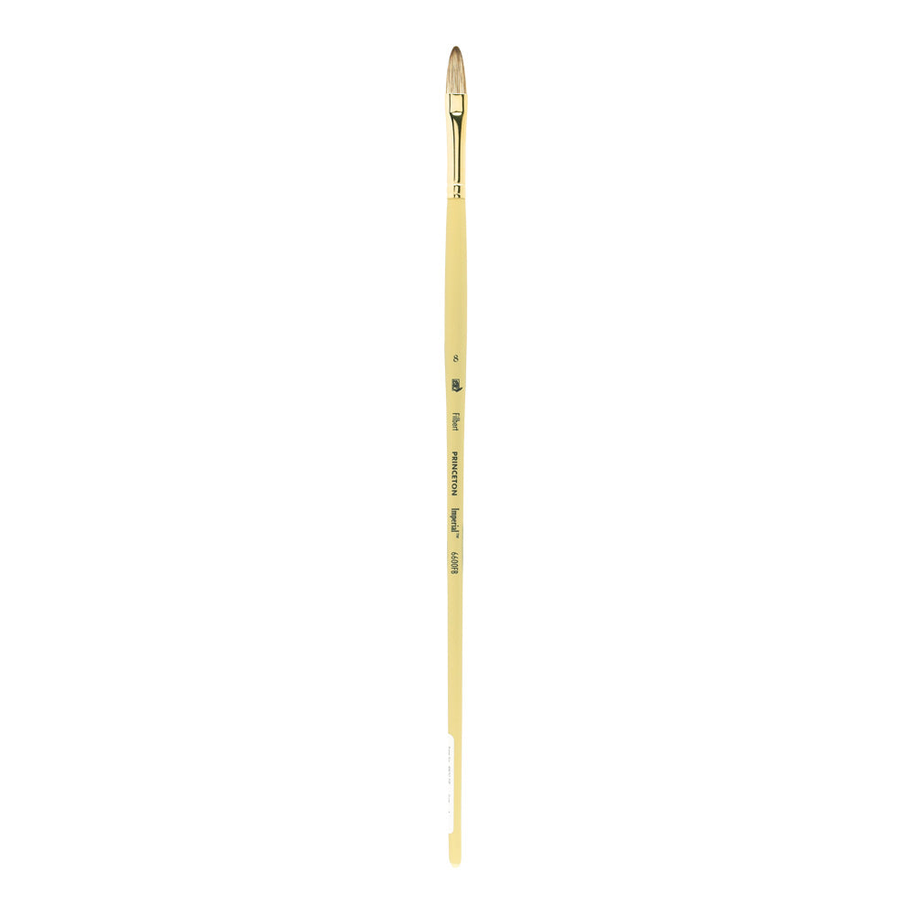 PRINCETON Imperial pennello per pittura a olio sintetico Mongoose lingua di gatto manico lungo – 8