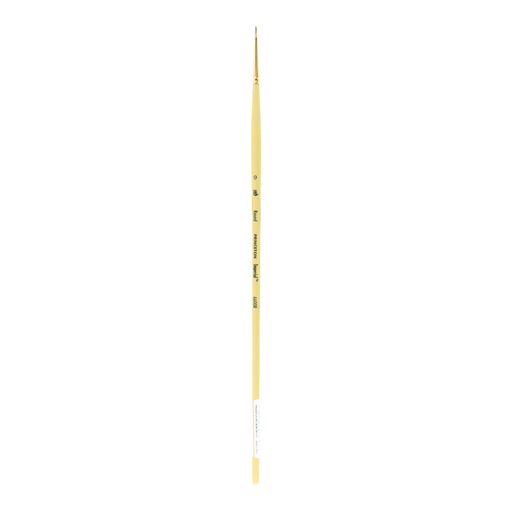 Pennello per pittura a olio PRINCETON Imperial Round sintetico mongoose a manico lungo – 0