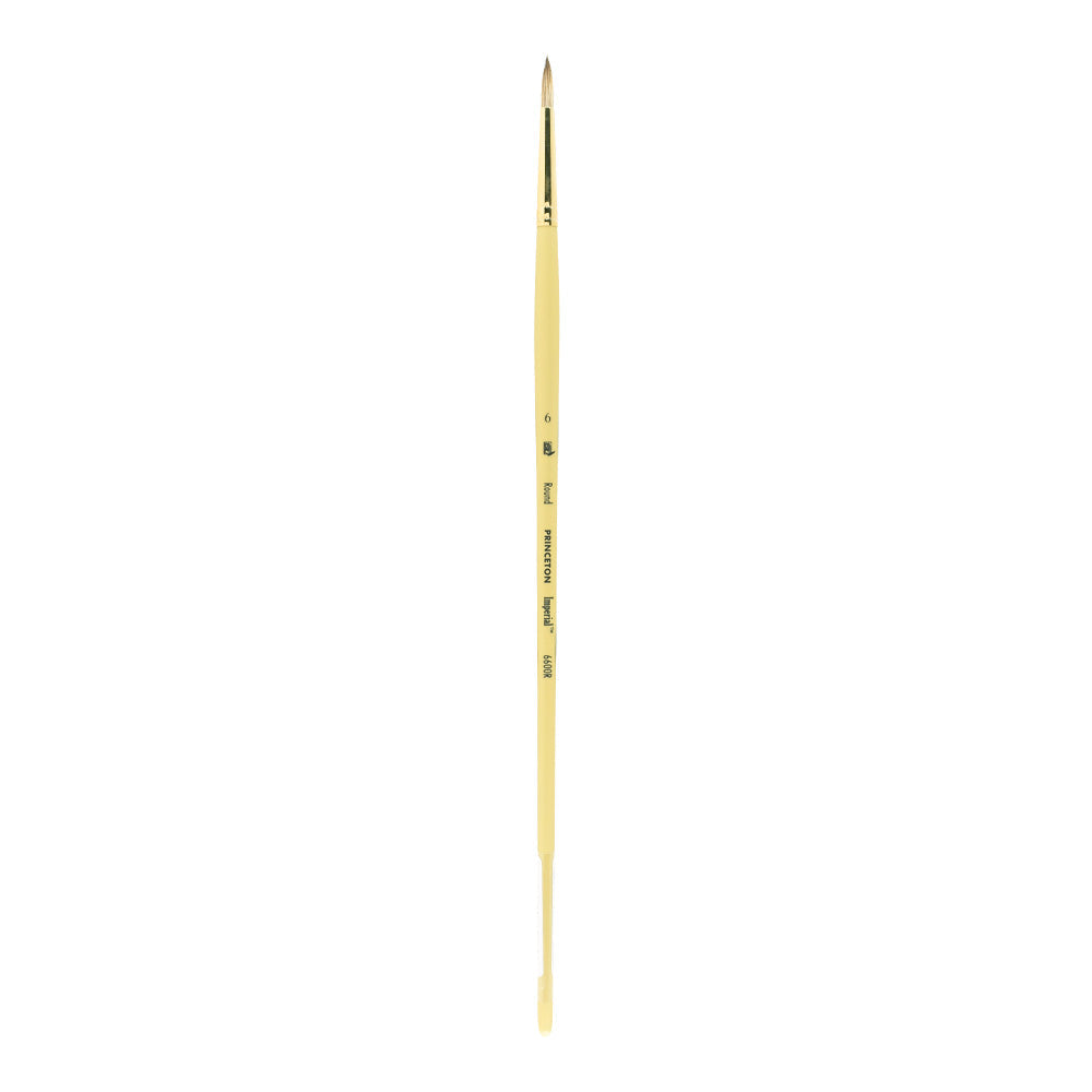 Pennello per pittura a olio PRINCETON Imperial Round sintetico mongoose a manico lungo – 6