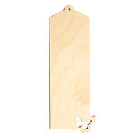 Prodotti in legno per decoupage - farfalla segnalibro