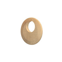 Prodotti in legno per la creazione di gioielli - cerchio pendente 6 cm